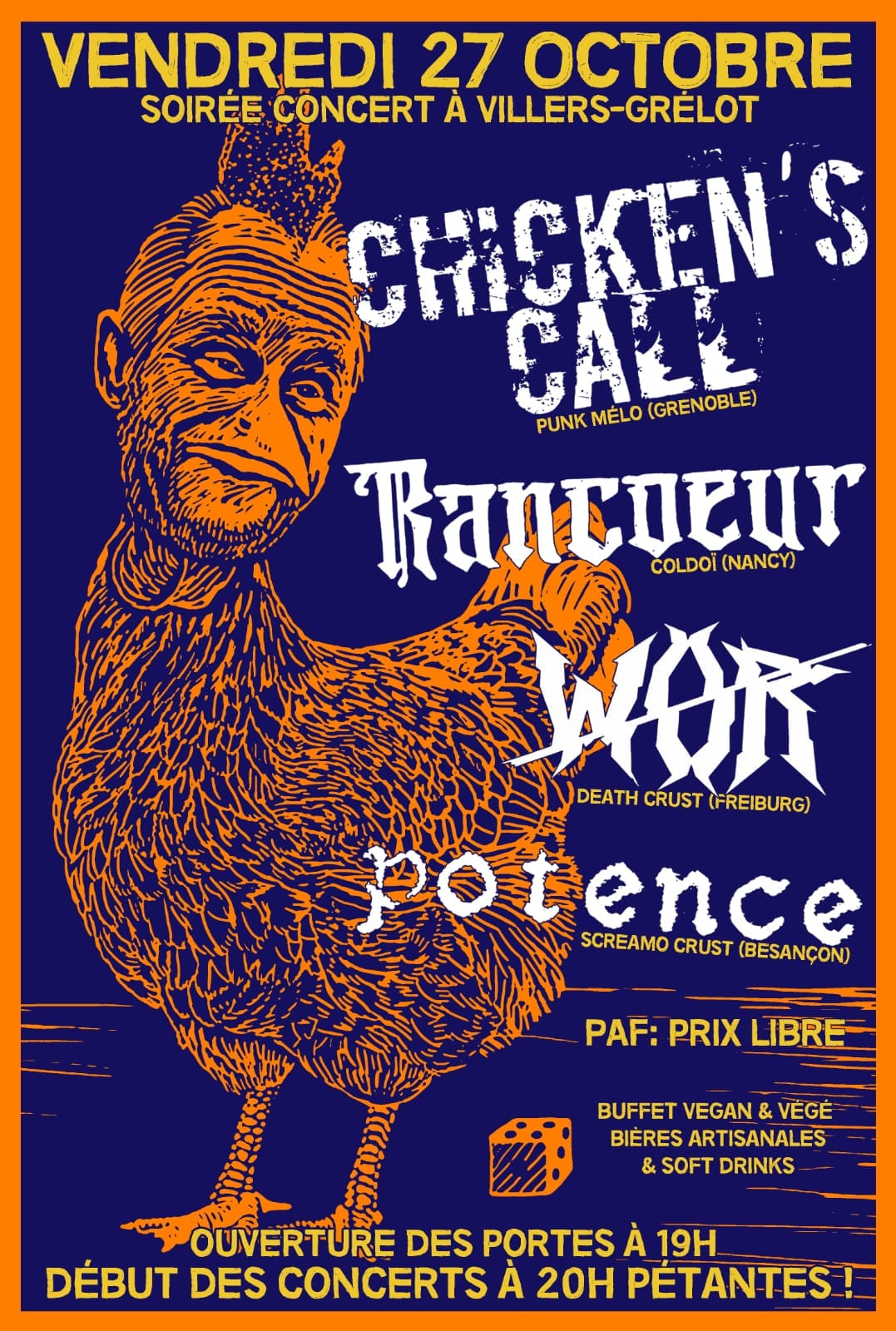 Konzertplakat Villers-Grelot