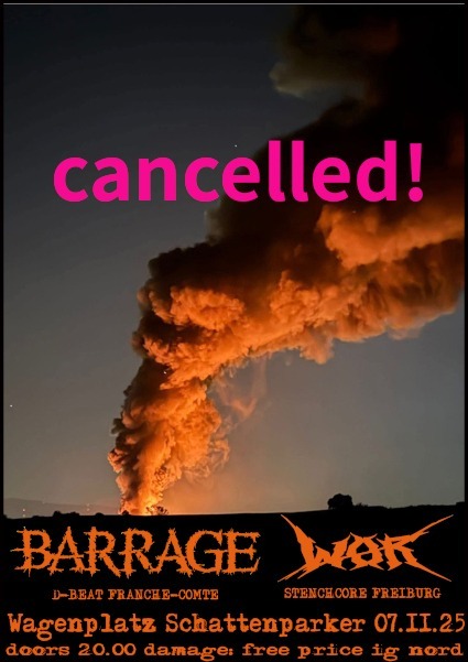 Konzertplakat Schattenparker