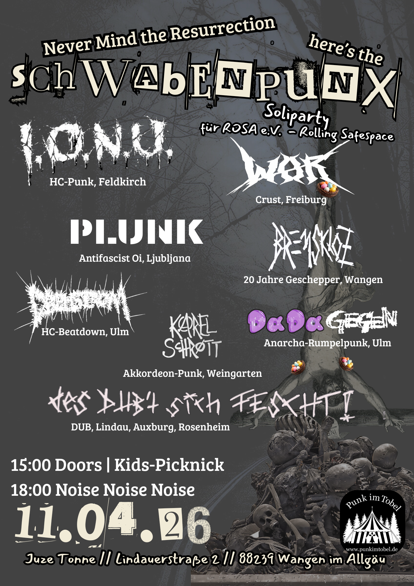 Konzertplakat Wangen-Tonne